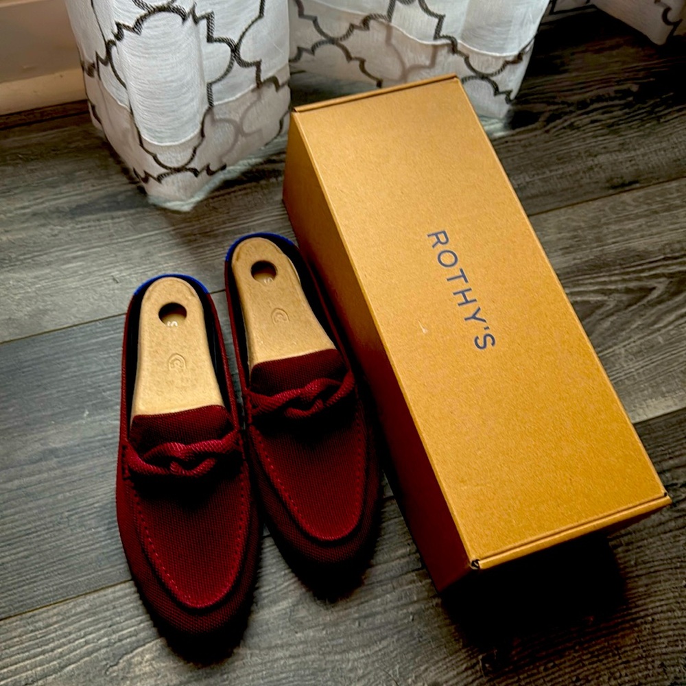 Rothys loafers mule size 7  washable sustainable